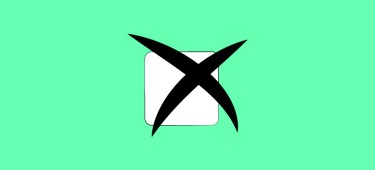 Illustration: Quadrat mit schwarzem Kreuz (Symbol für Wahl)