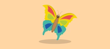 Illustration: Schmetterling