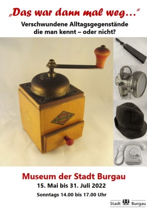 	Flyer zur Ausstellung des Museums Burgau