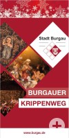 Flyer Startseite des Krippenwegs von Burgau